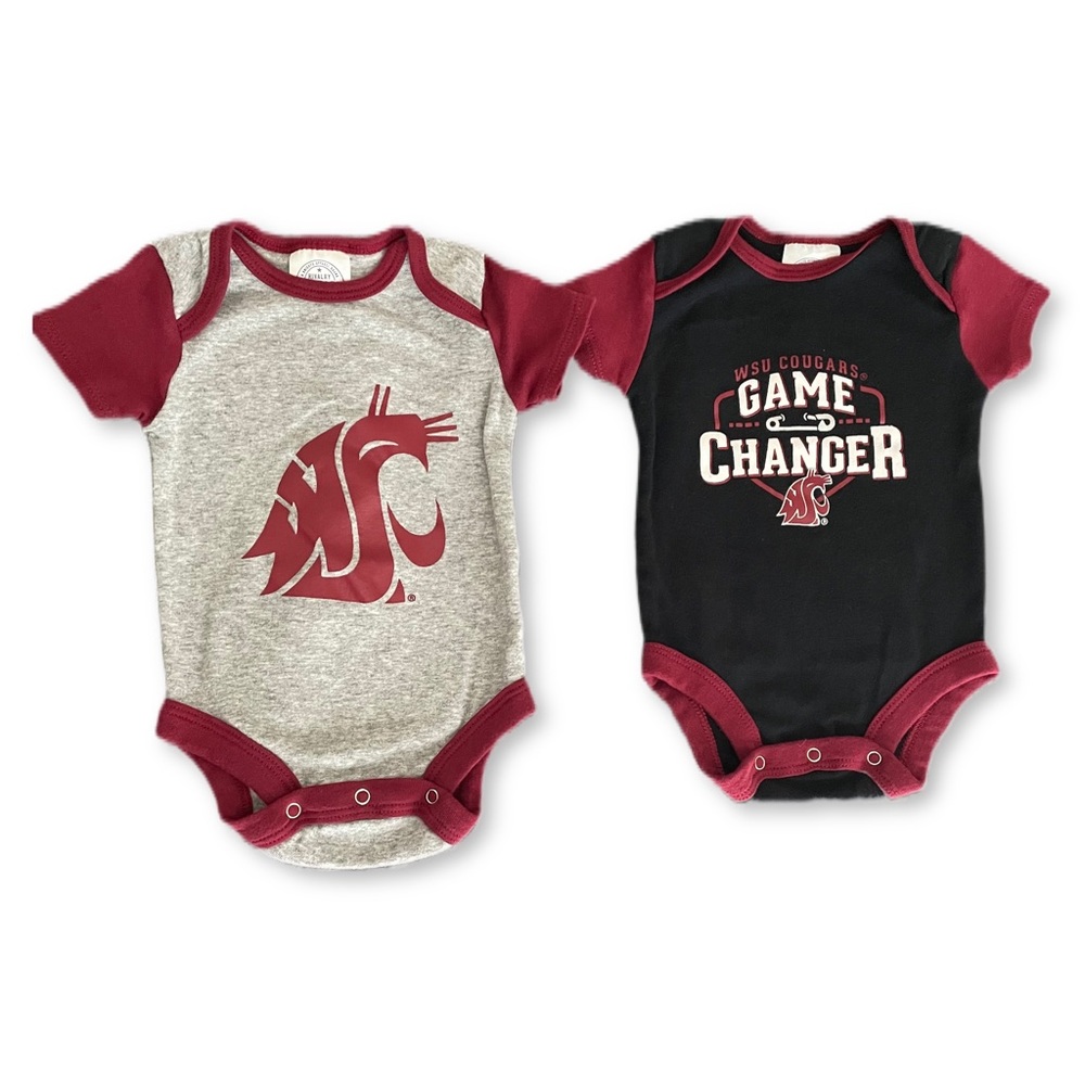 WSU Washington State University Onesies 0-3m